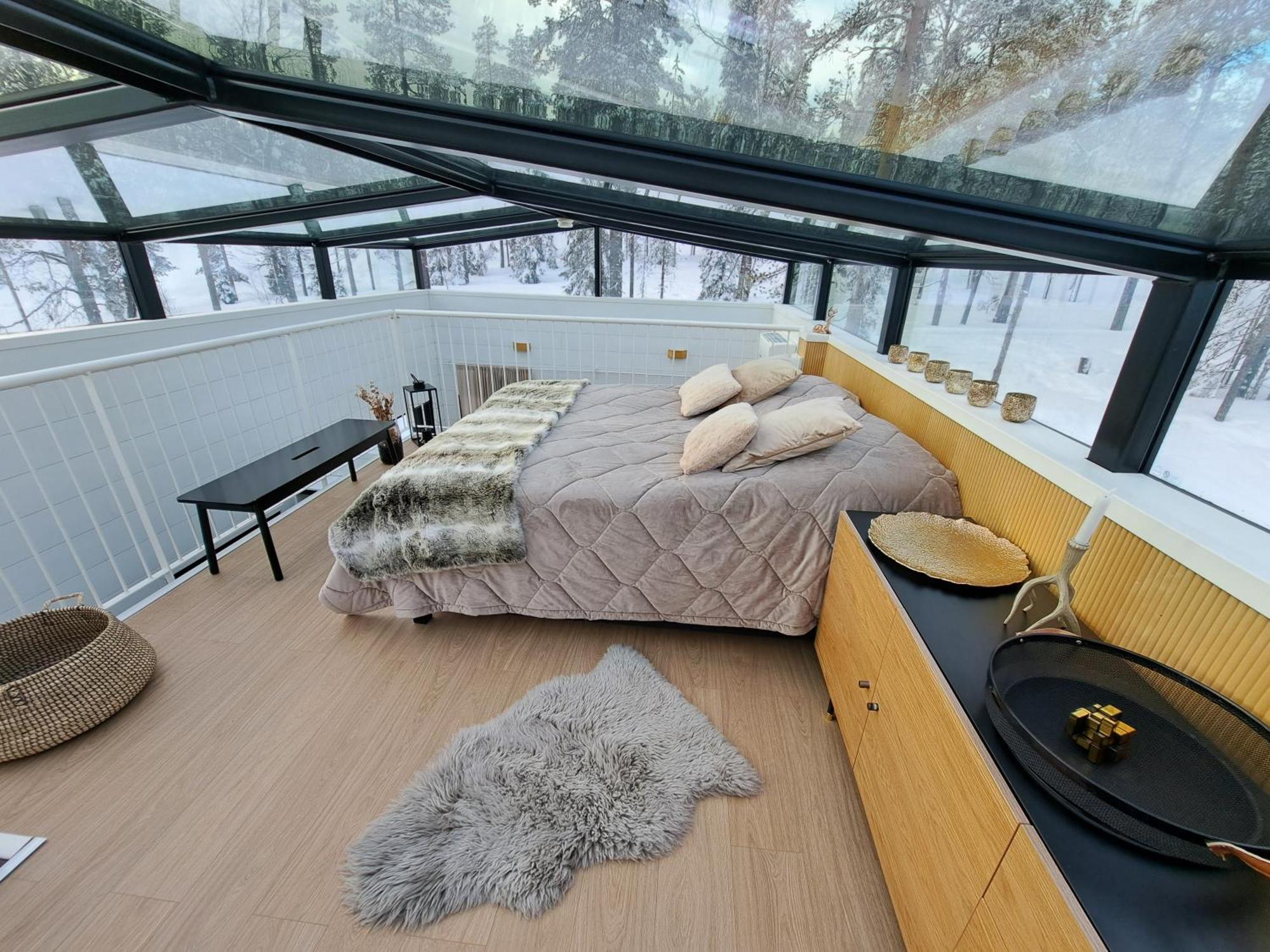 Levi Sky Igloo With Private Sauna And Hot Tub Eksteriør billede