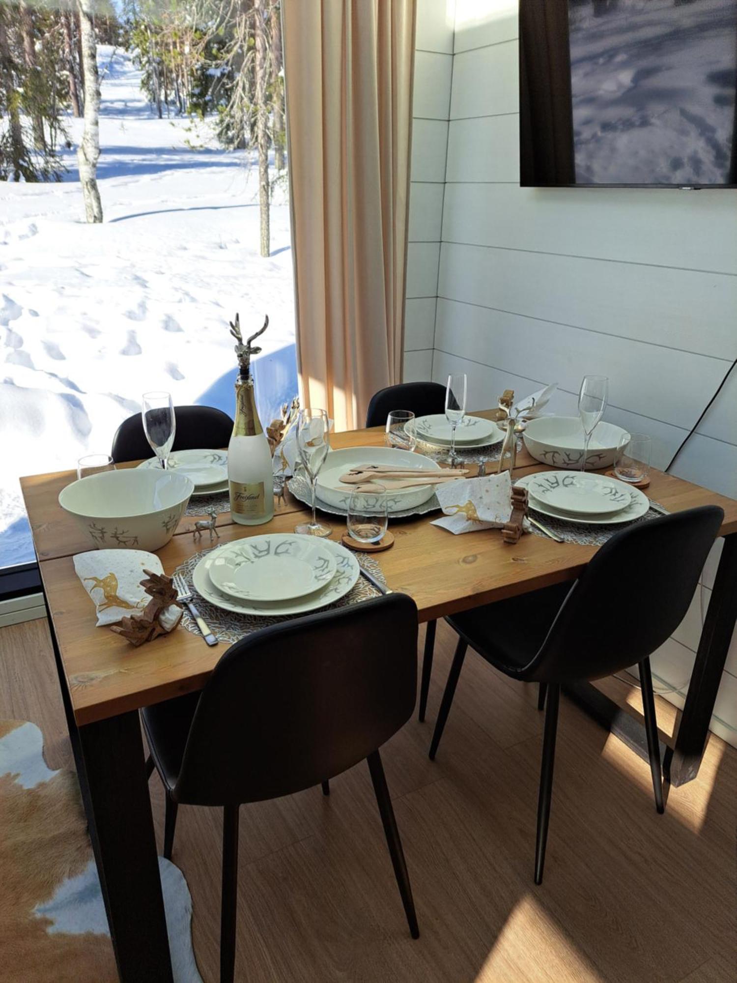 Levi Sky Igloo With Private Sauna And Hot Tub Eksteriør billede